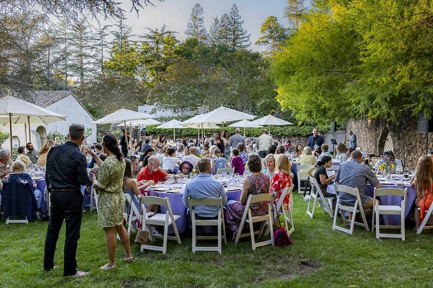 Community gathered at Harvest of the Heart